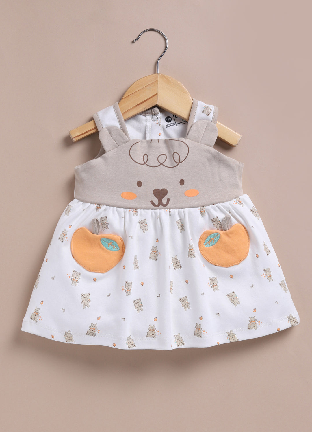 Le Pur BioCool Baby Girl 3-Piece Dress Set – Frock, Bloomer & Headband - LE PUR!